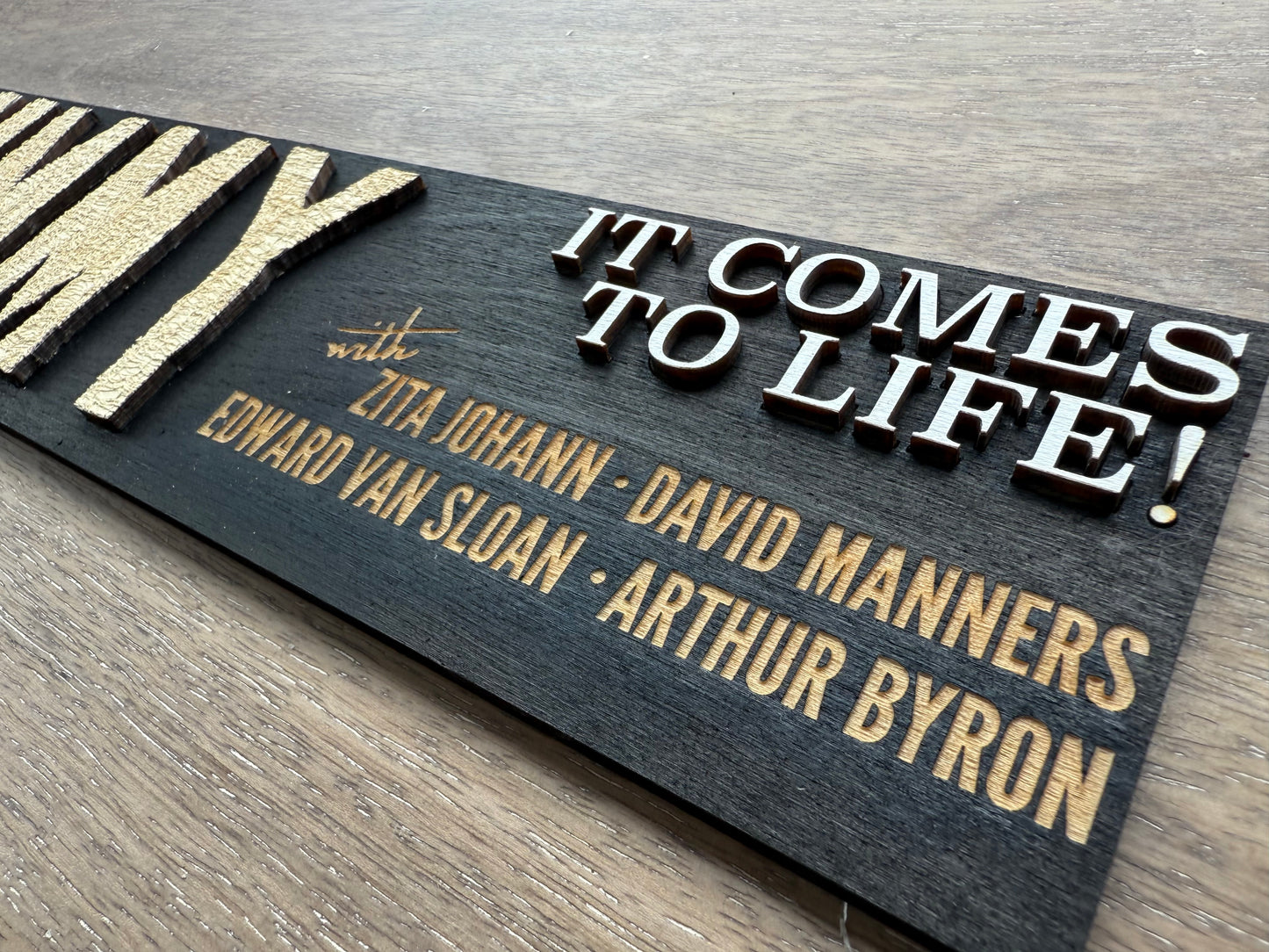 The Mummy Marquee Sign