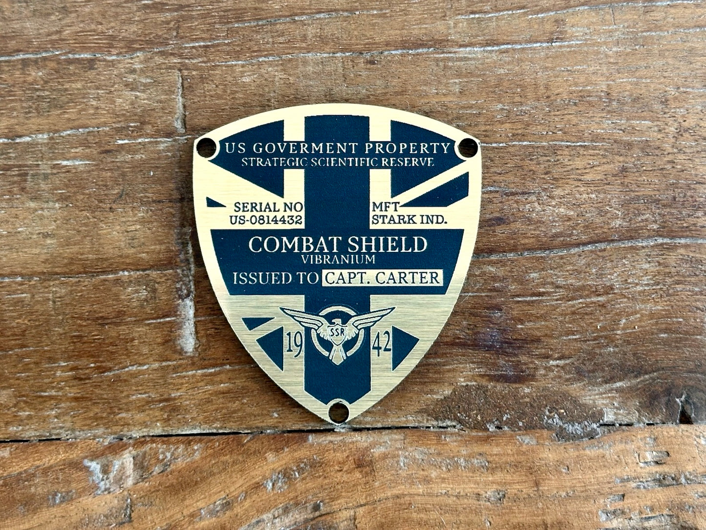 Combat Shield Plaque