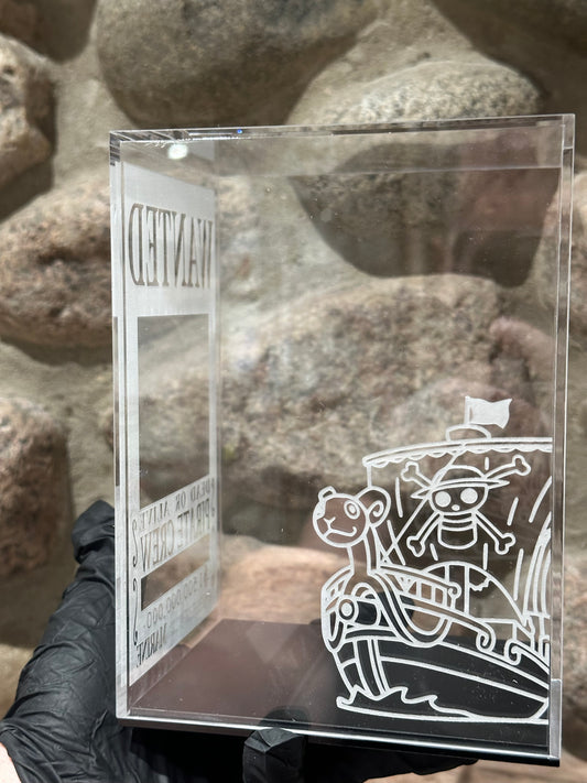 One Piece - Custom Engraved Funko Pop Hard Case