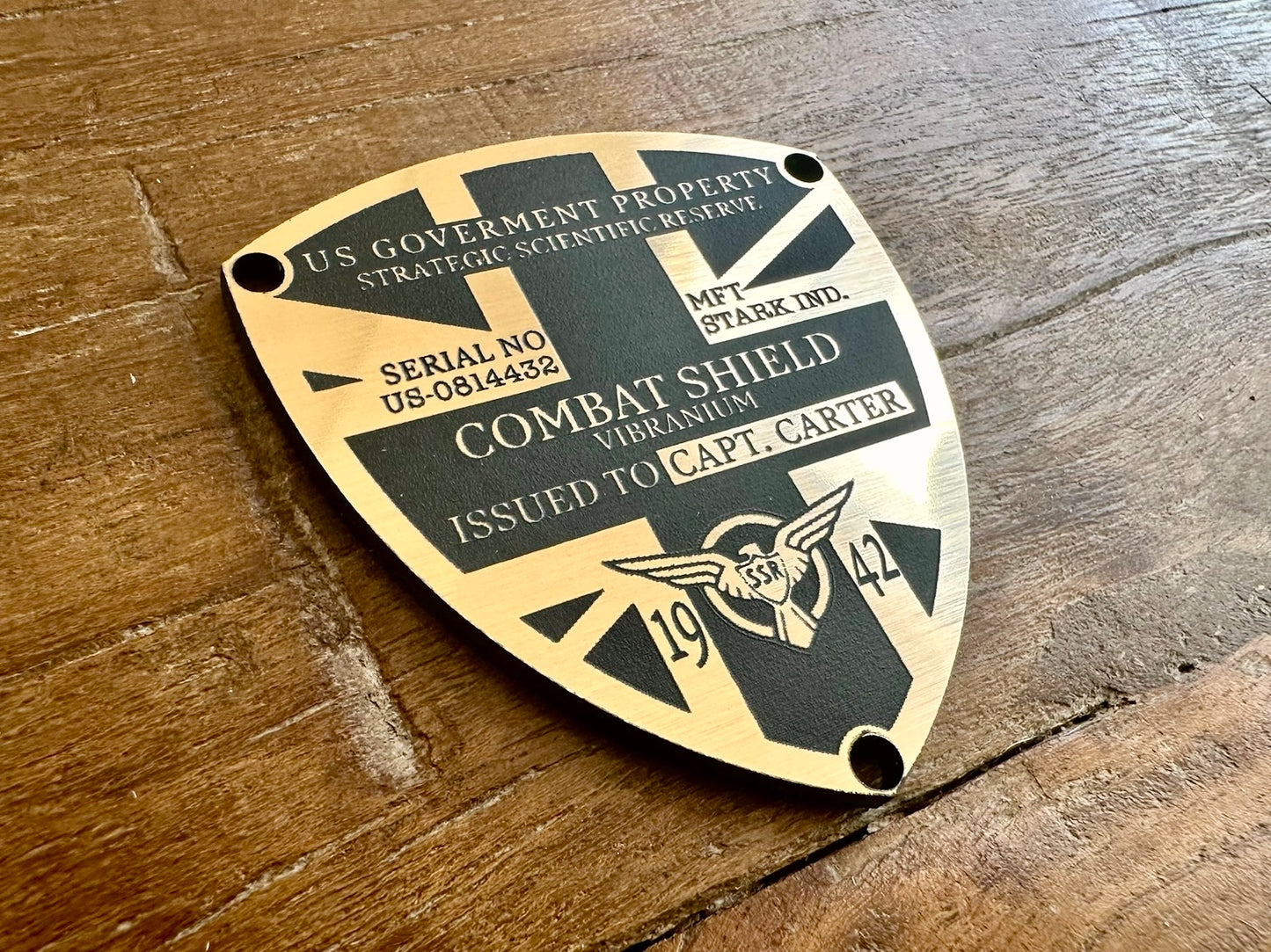 Combat Shield Plaque