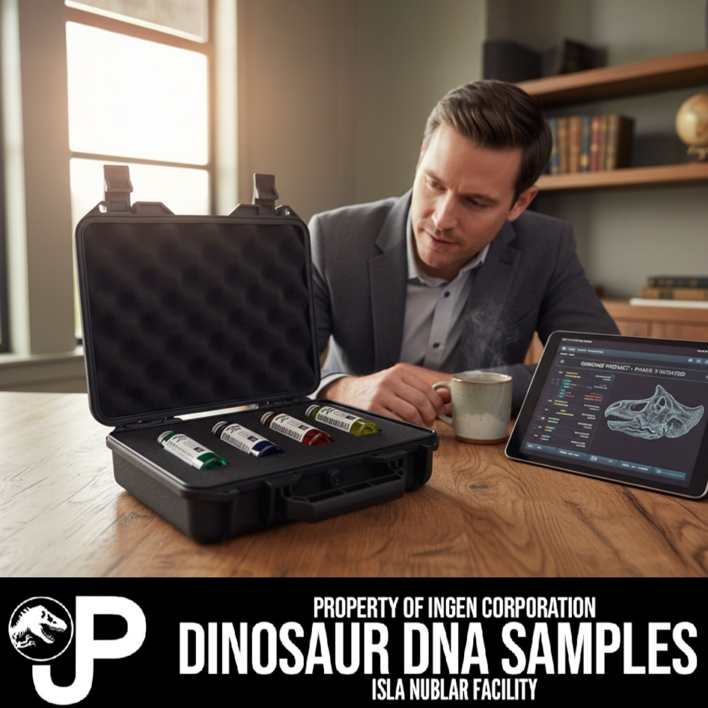 Jurassic Park DNA Vial Case