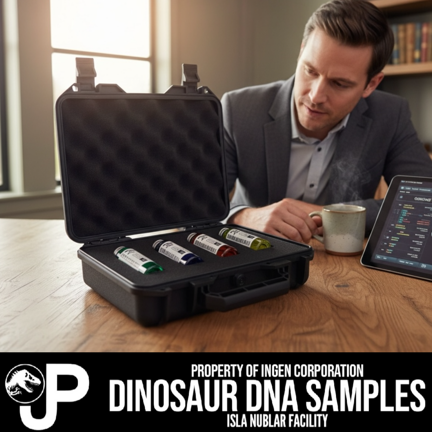 Jurassic Park DNA Vial Case