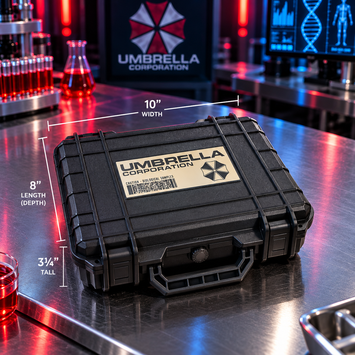 Resident Evil Case with Vials