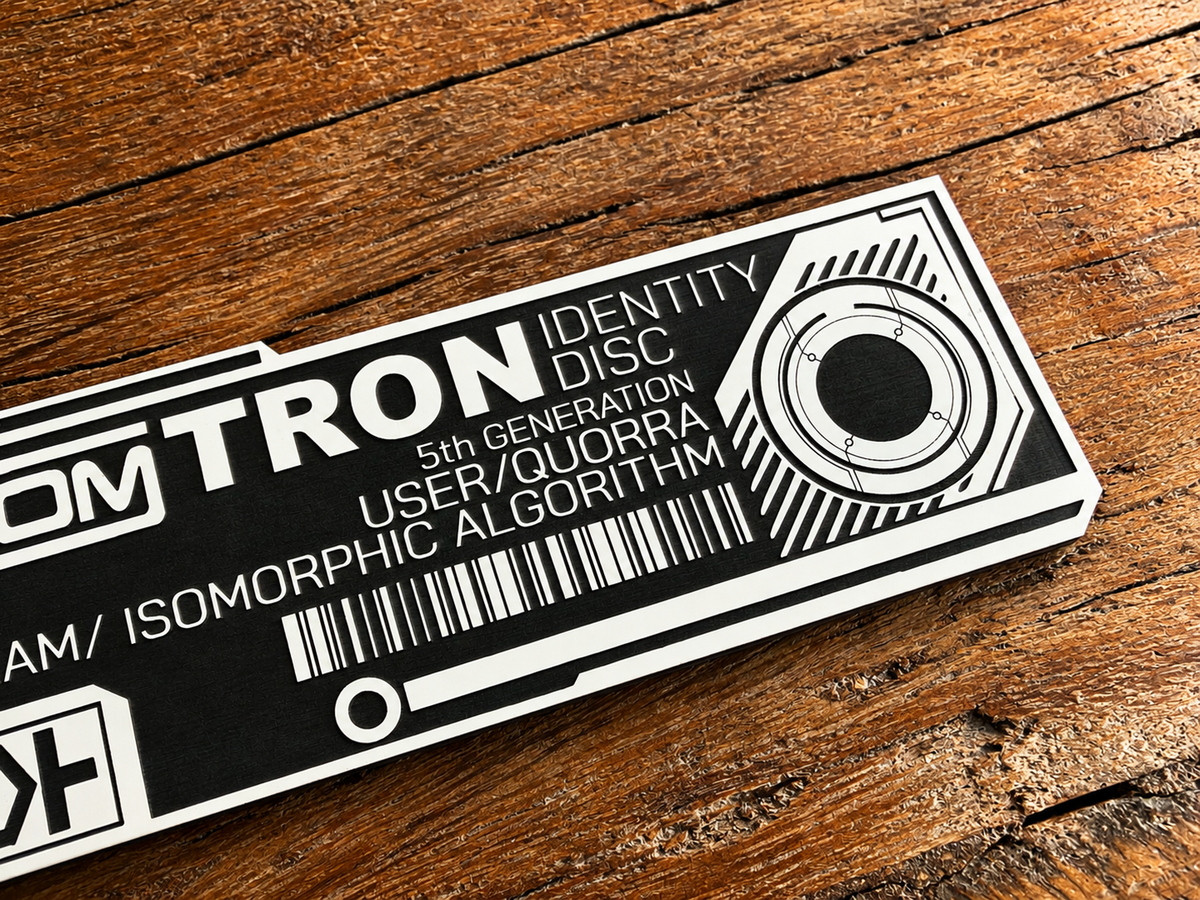 Tron Identity Disk Plaque