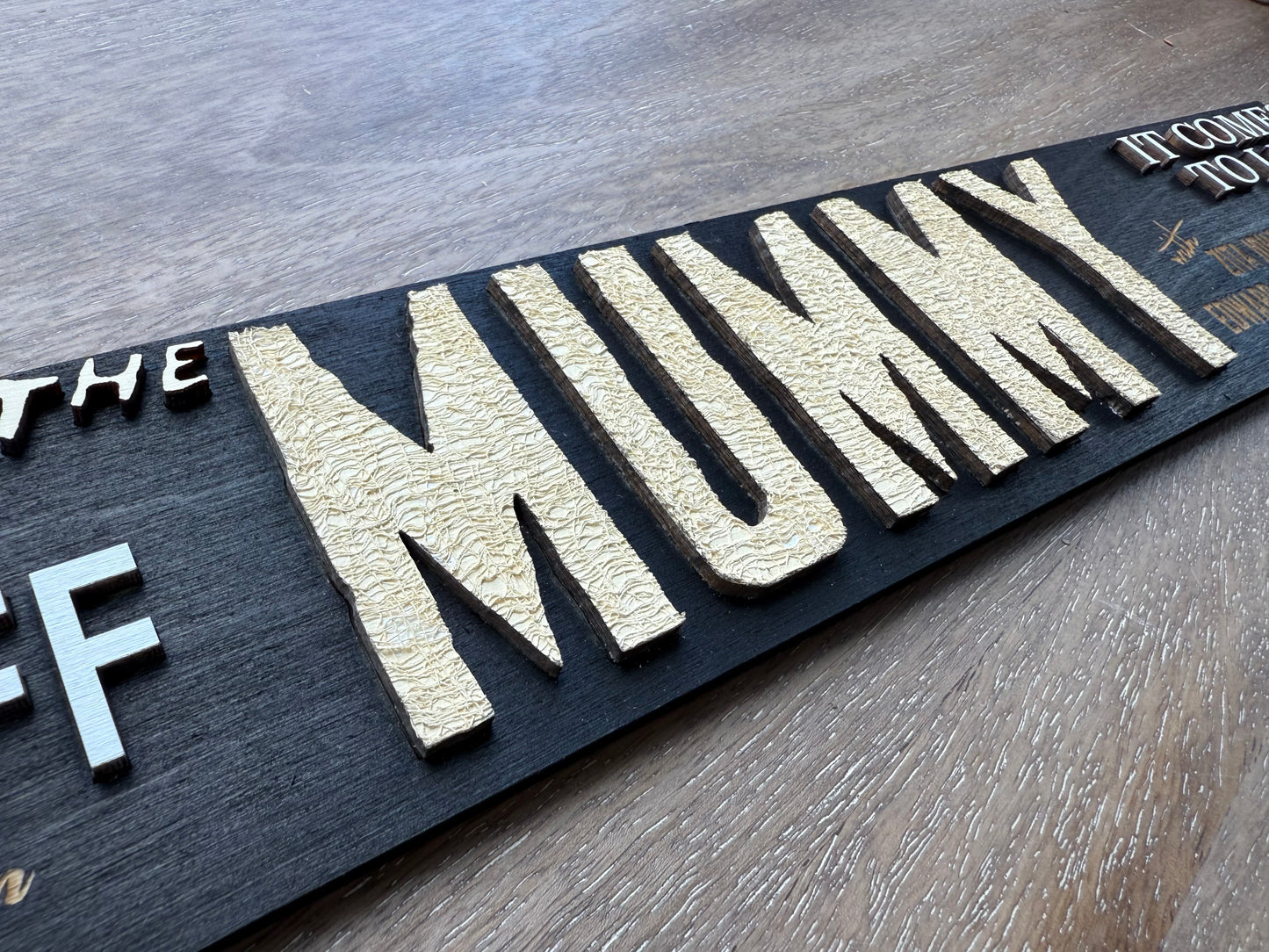 The Mummy Marquee Sign