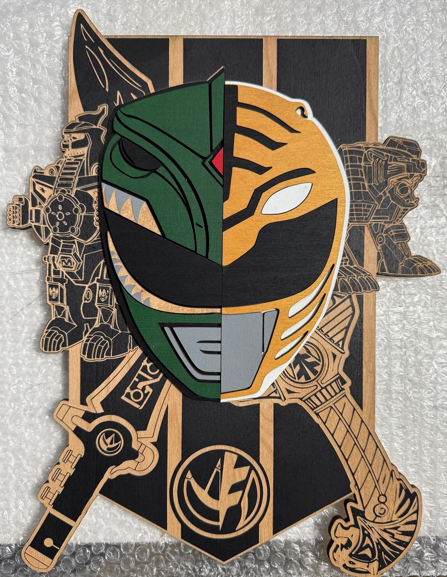Power Ranger Helmet - Wall Art