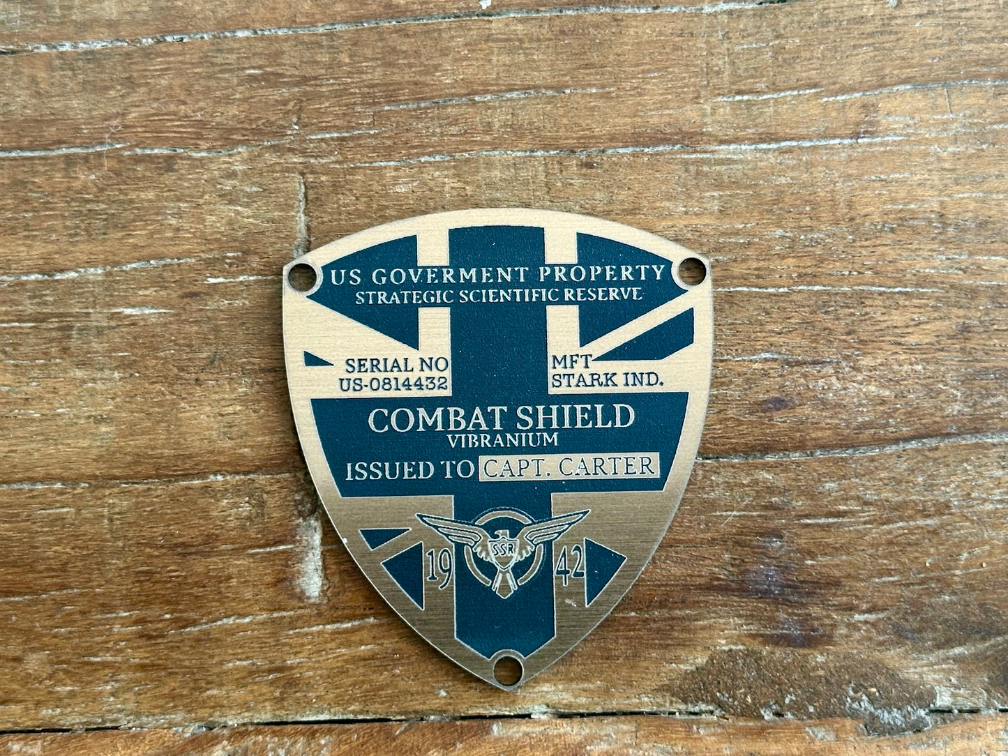 Combat Shield Plaque