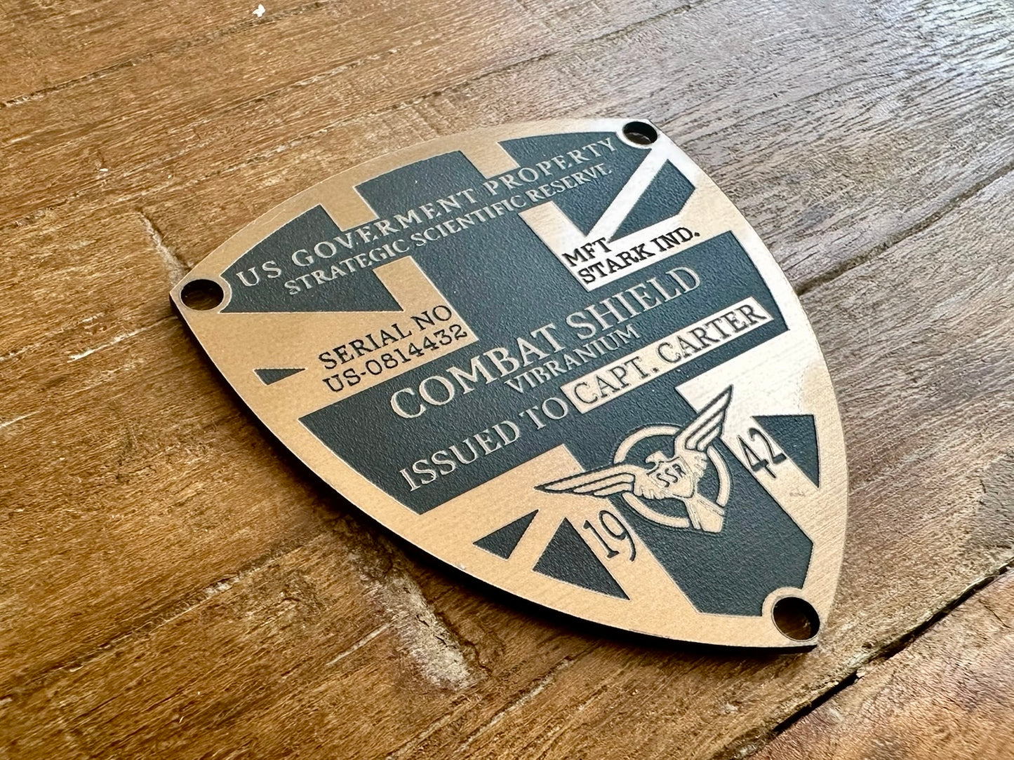 Combat Shield Plaque