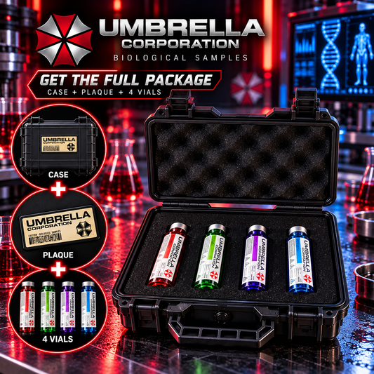 Resident Evil Case with Vials