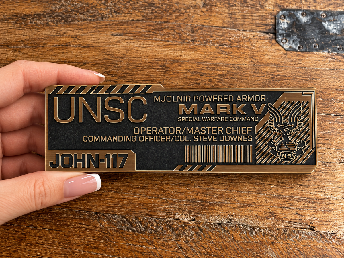 Halo - Master Chief Mark V Armor Plaque
