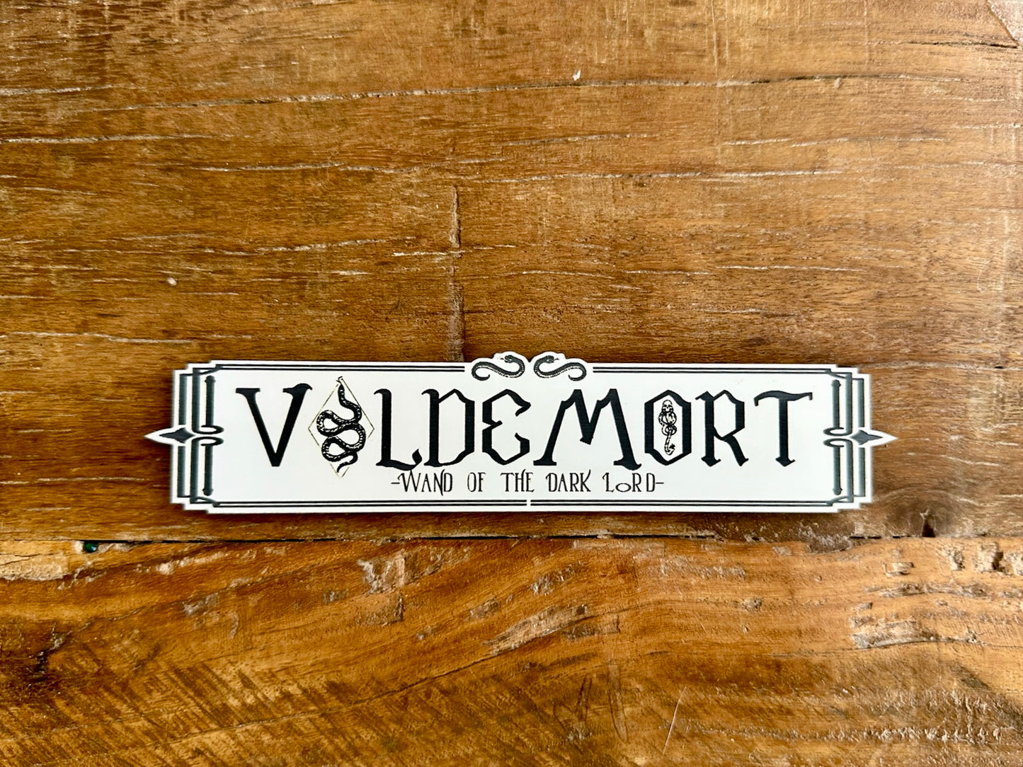 Voldemort Plaque