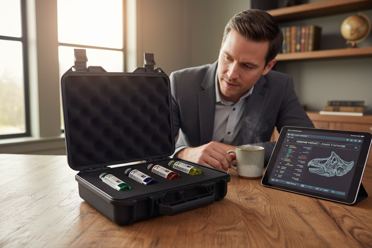 Jurassic Park DNA Vial Case