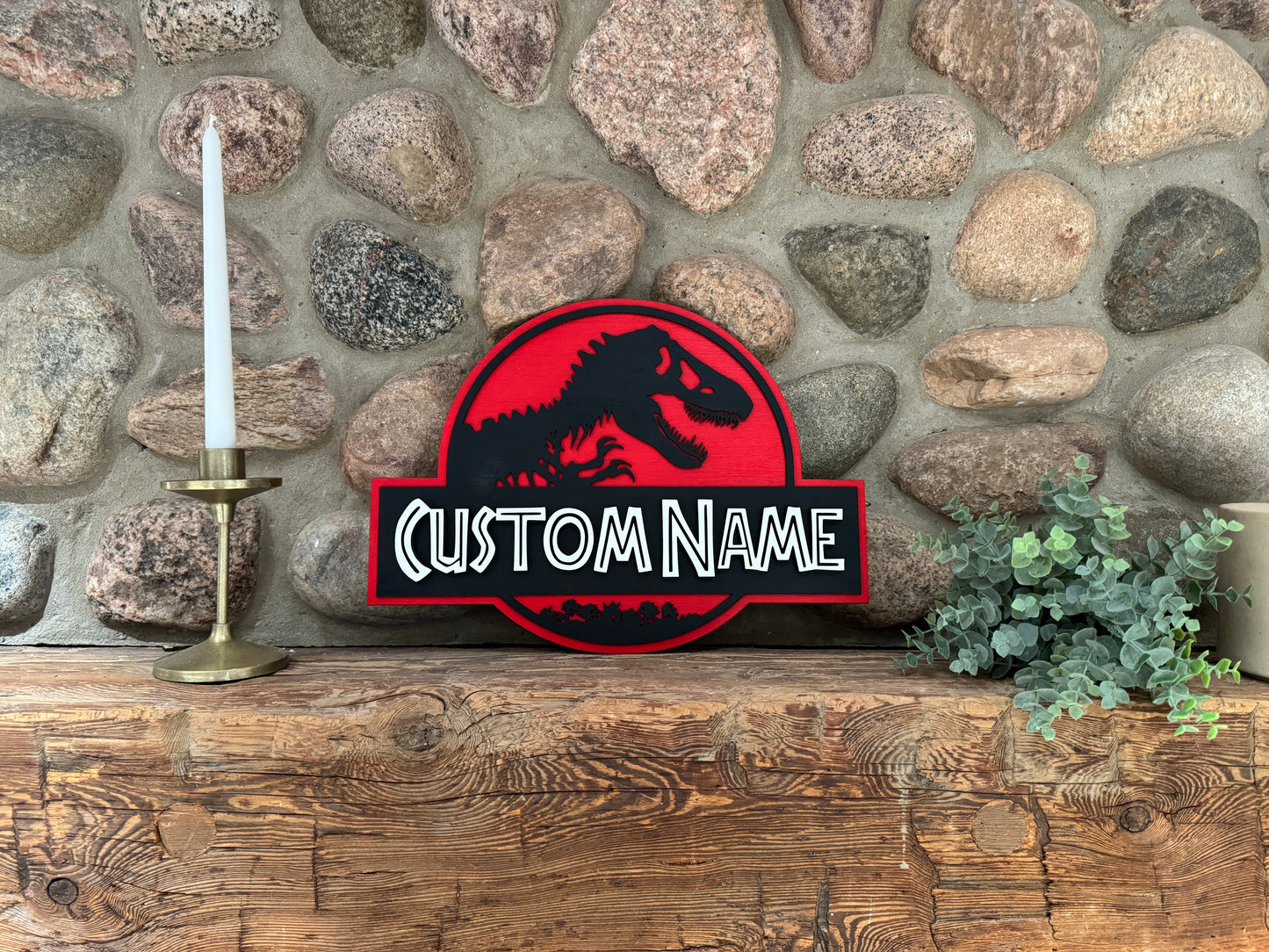 Custom Jurrasic Park Sign