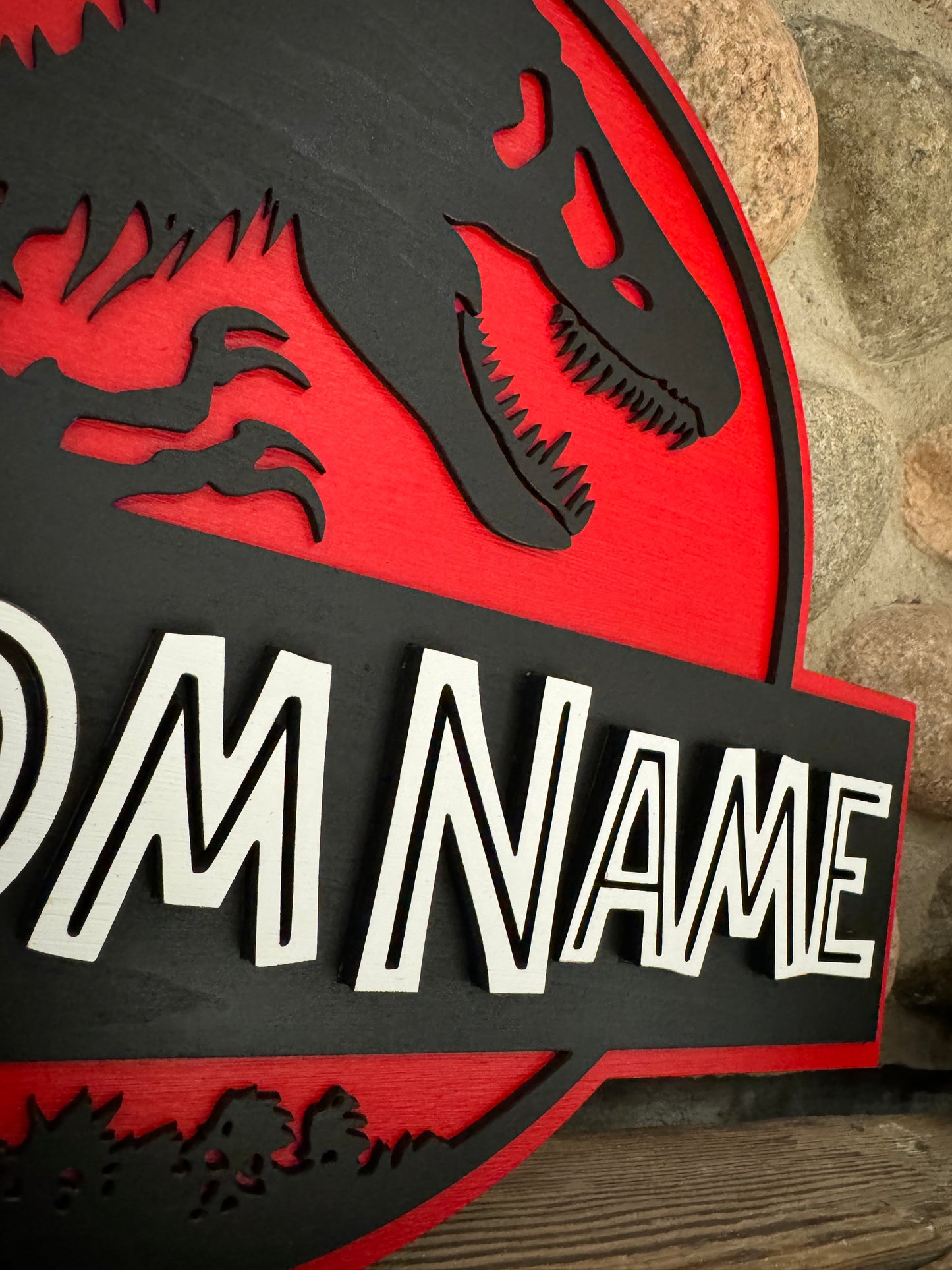 Custom Jurrasic Park Sign