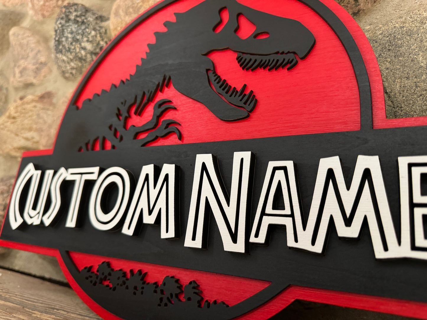 Custom Jurrasic Park Sign