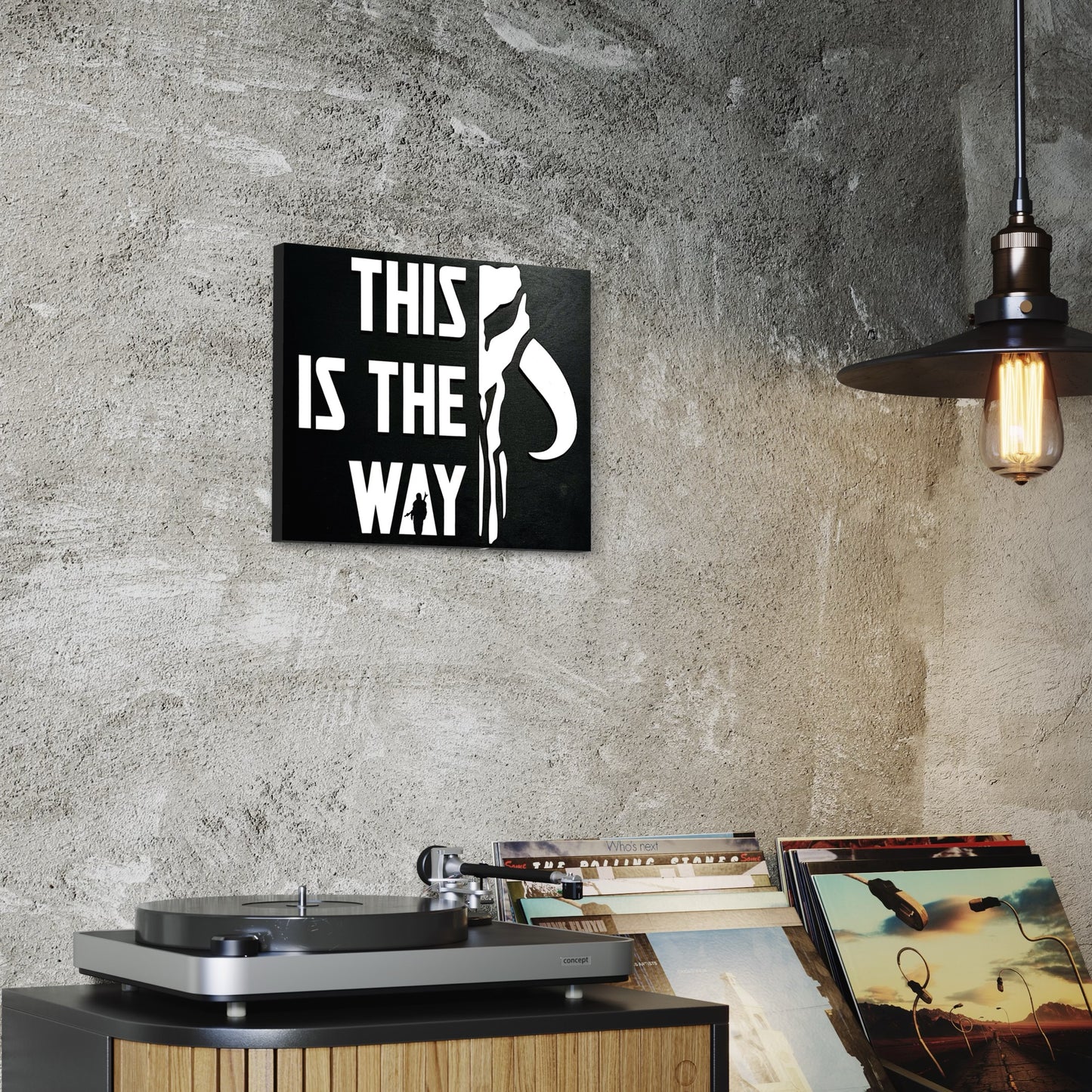 Star Wars This Is The Way Wall Art