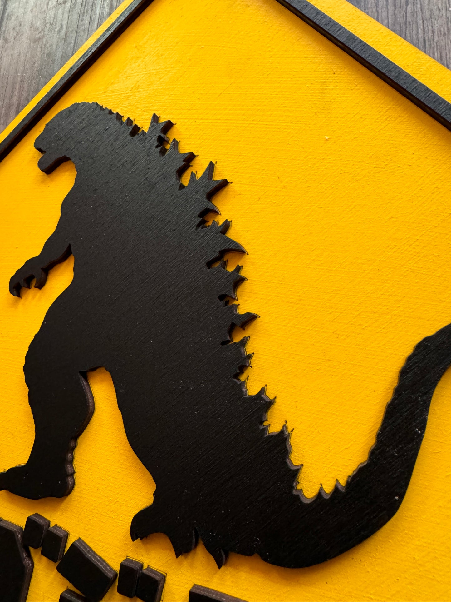 Godzilla Crossing - Wall Art