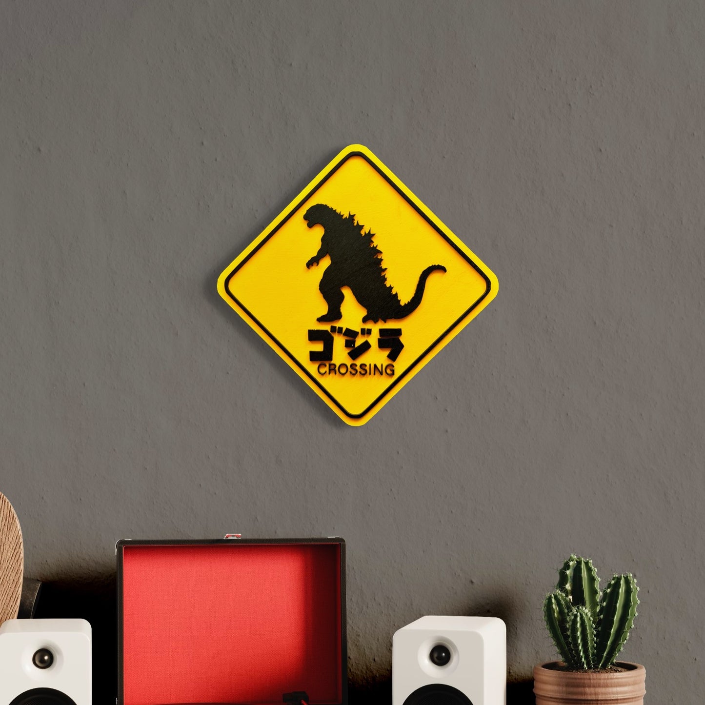 Godzilla Crossing - Wall Art