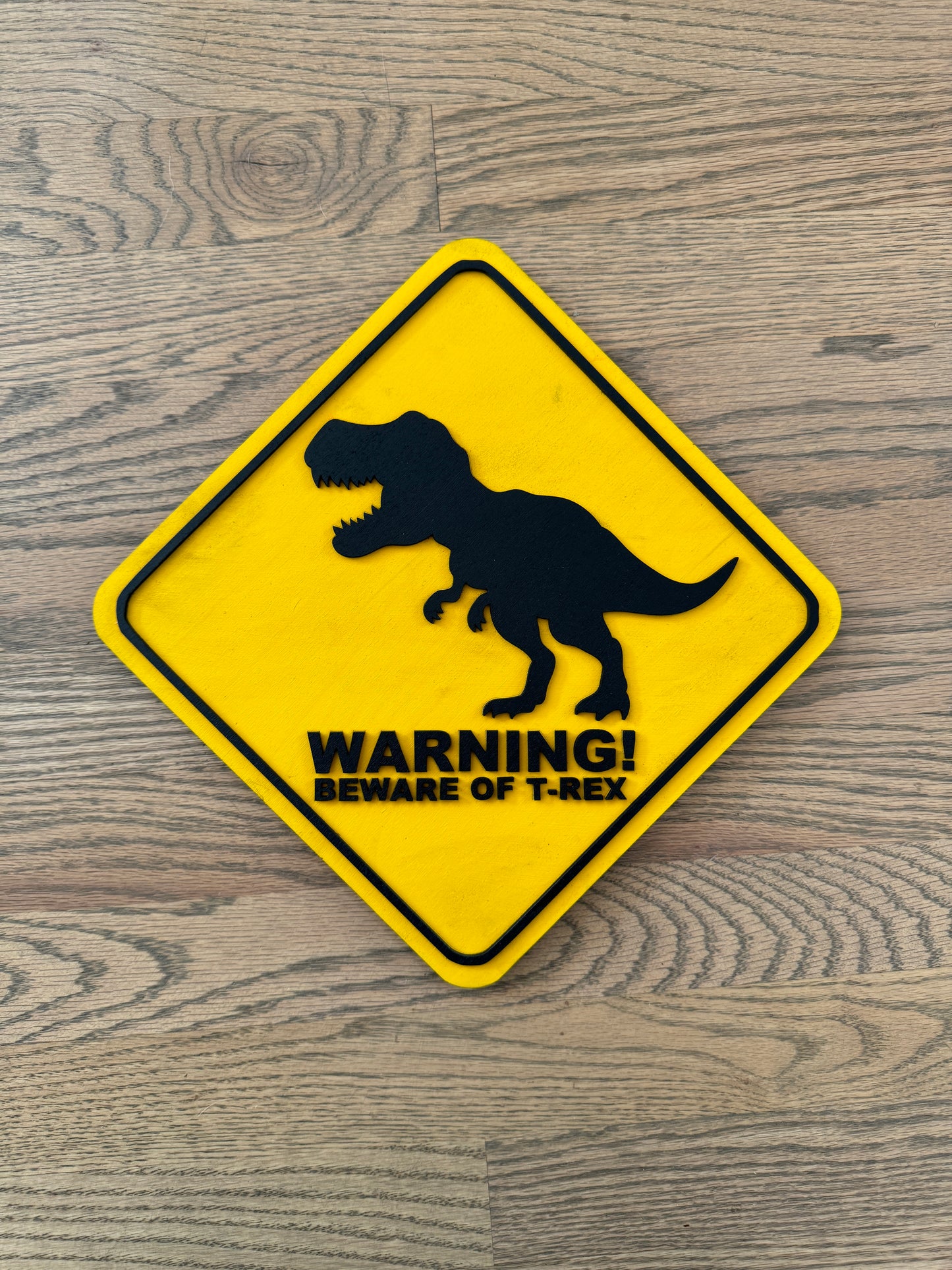 T-Rex Crossing Wall Art