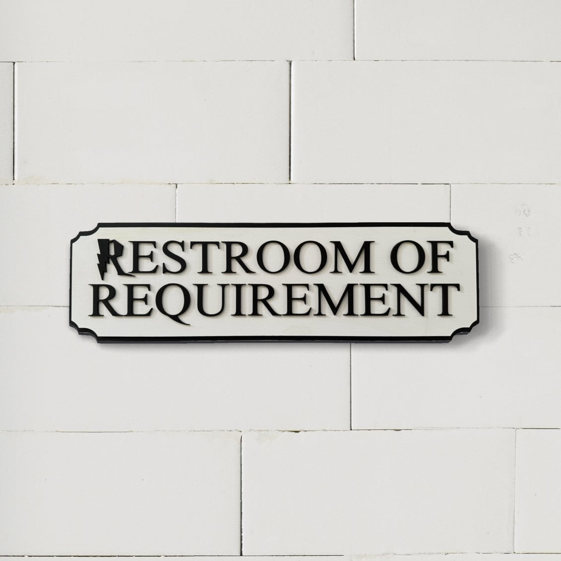 Restroom of Requirement - Wall Art