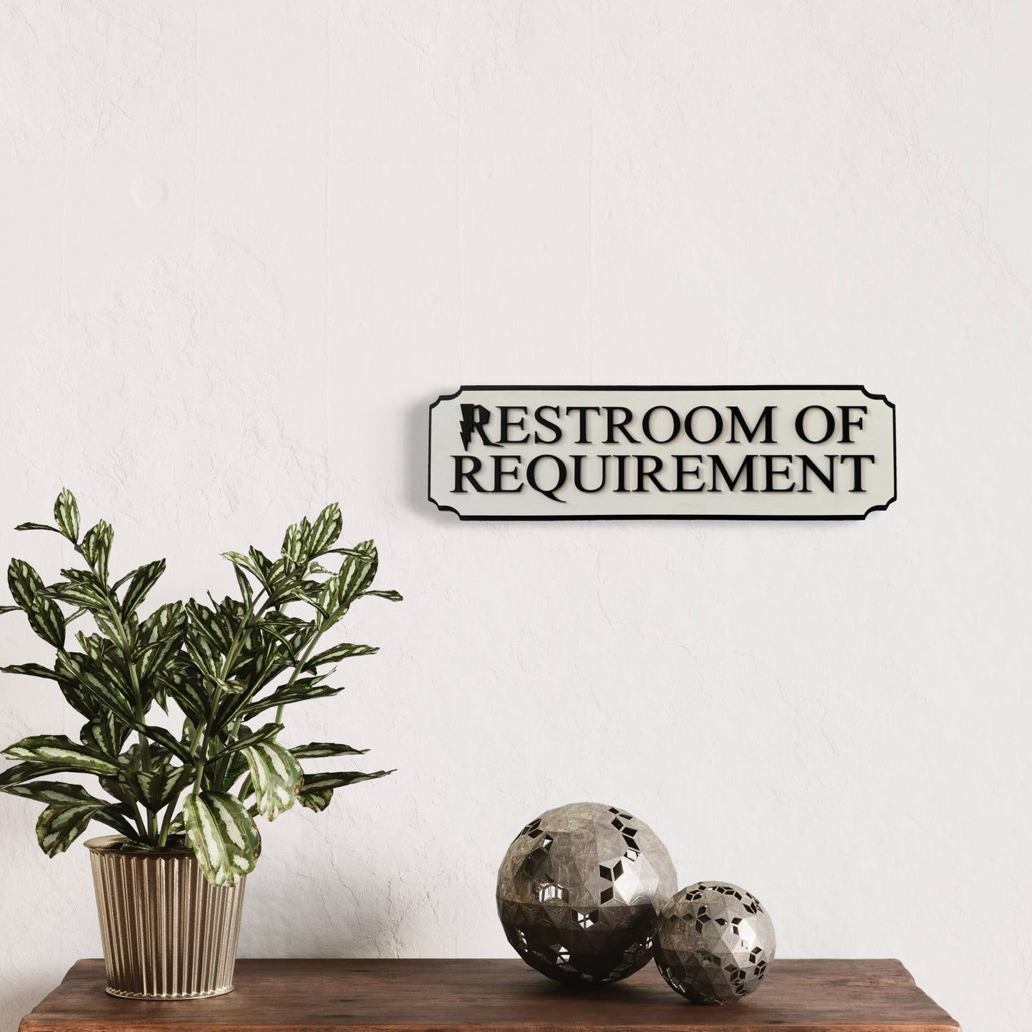 Restroom of Requirement - Wall Art