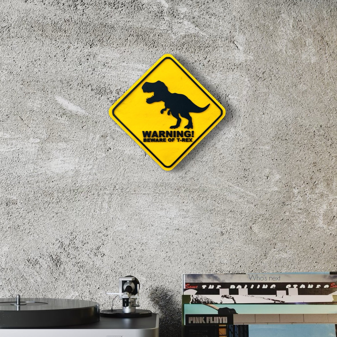 T-Rex Crossing Wall Art