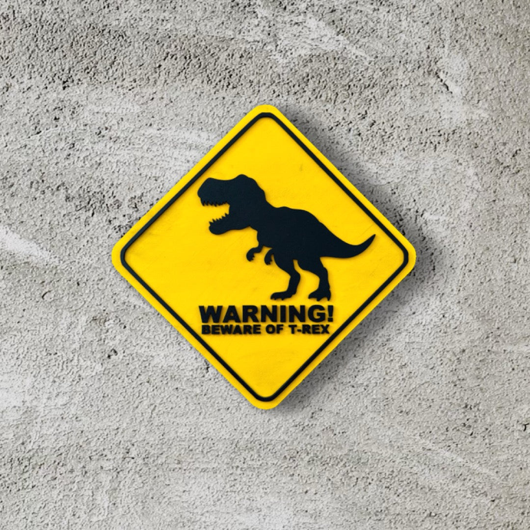 T-Rex Crossing Wall Art