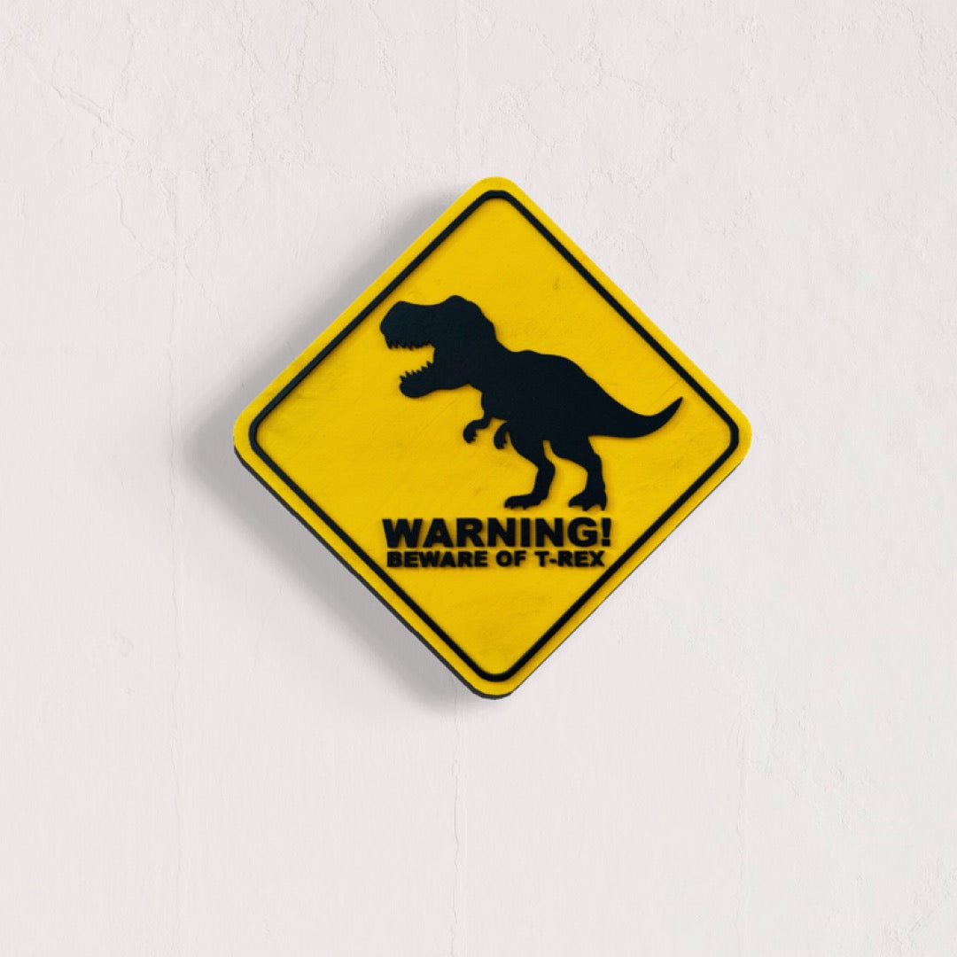 T-Rex Crossing Wall Art