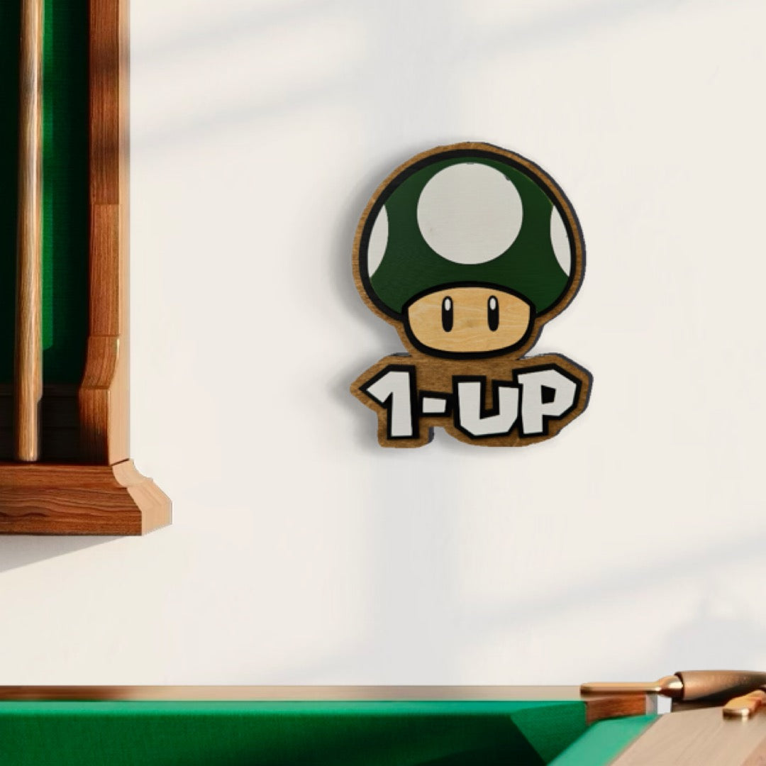 Mario - 1UP Wall Art