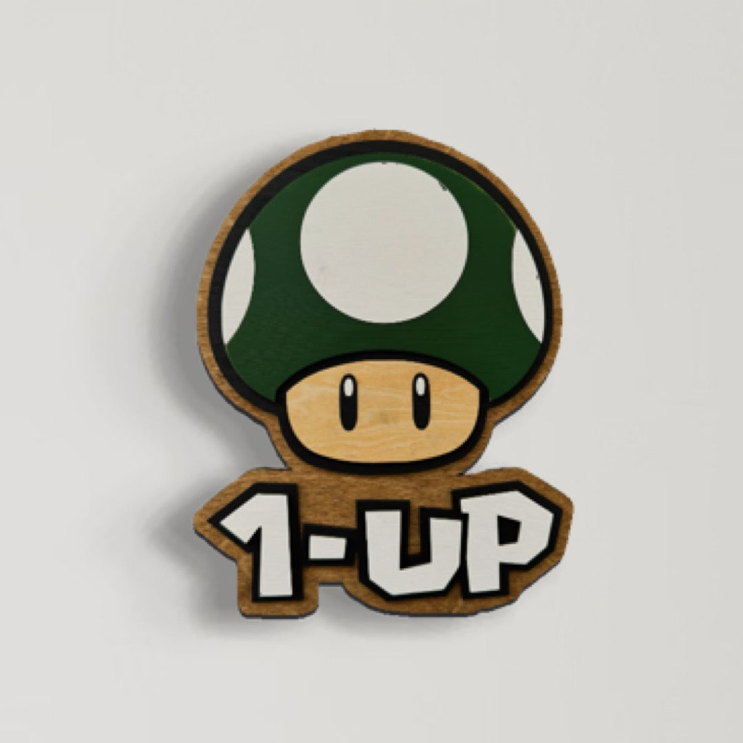 Mario - 1UP Wall Art