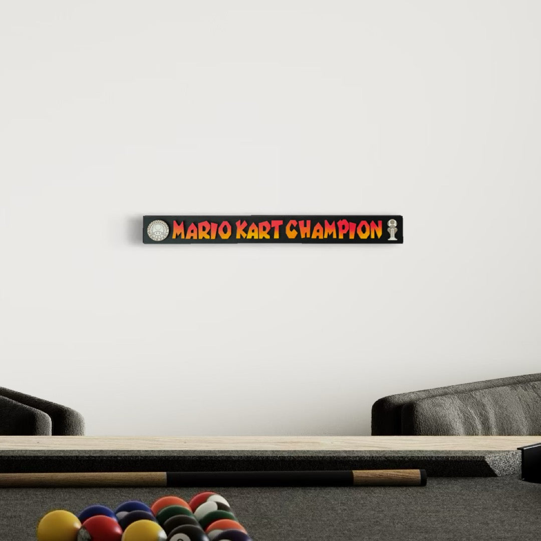 Mario Kart Champion - Wall Art