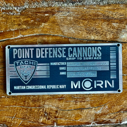 The Expense - Point Defense Cannons Plaque