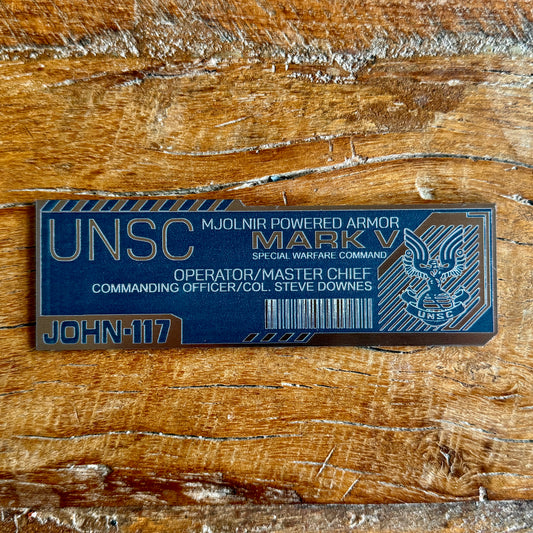 Halo - UNSC Plaque