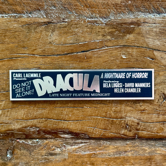 Dracula Plaque