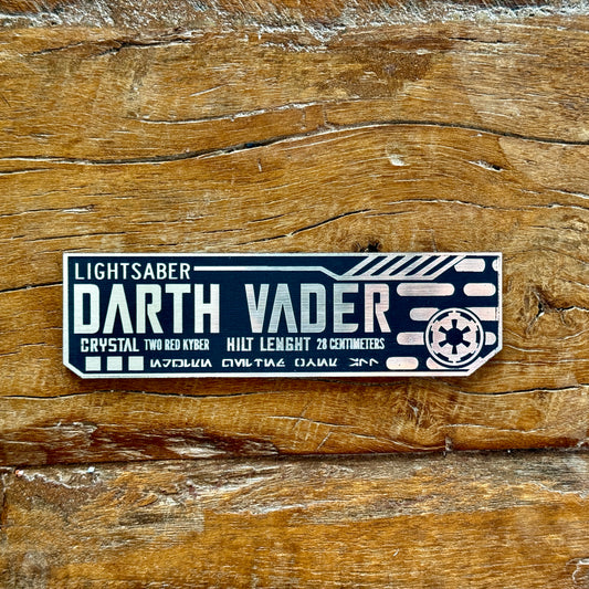 Darth Vader Plaque