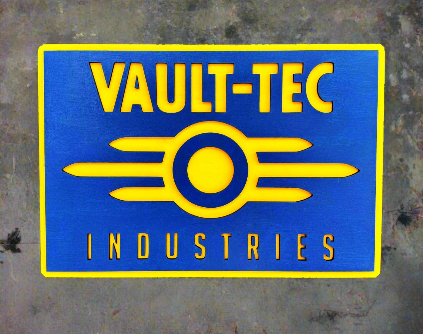 Fallout Vault-Tec Wall Sign - 2D Letters