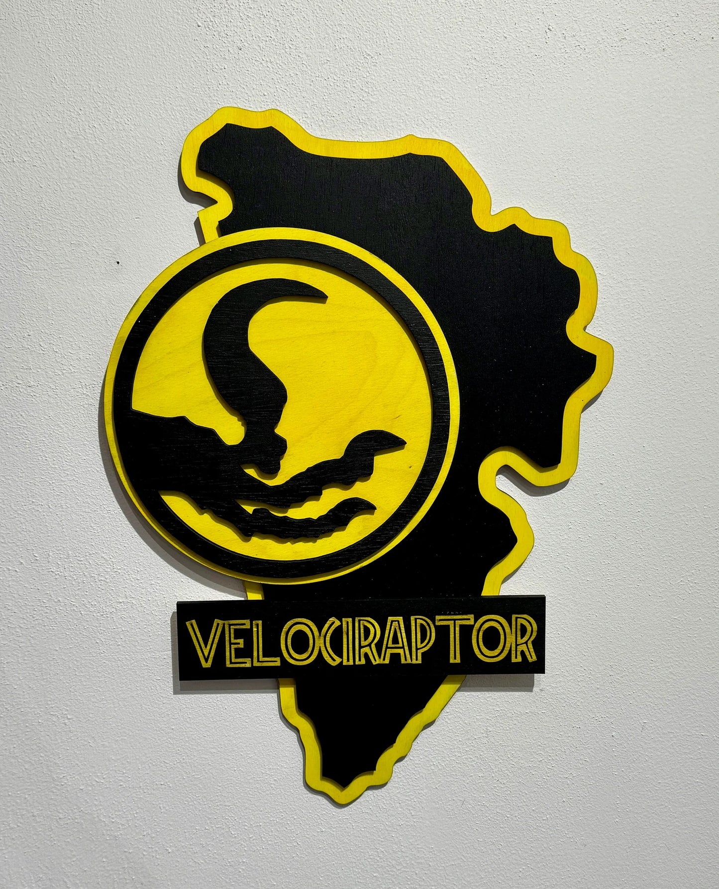 Jurassic Park Velociraptor Paddock Sign