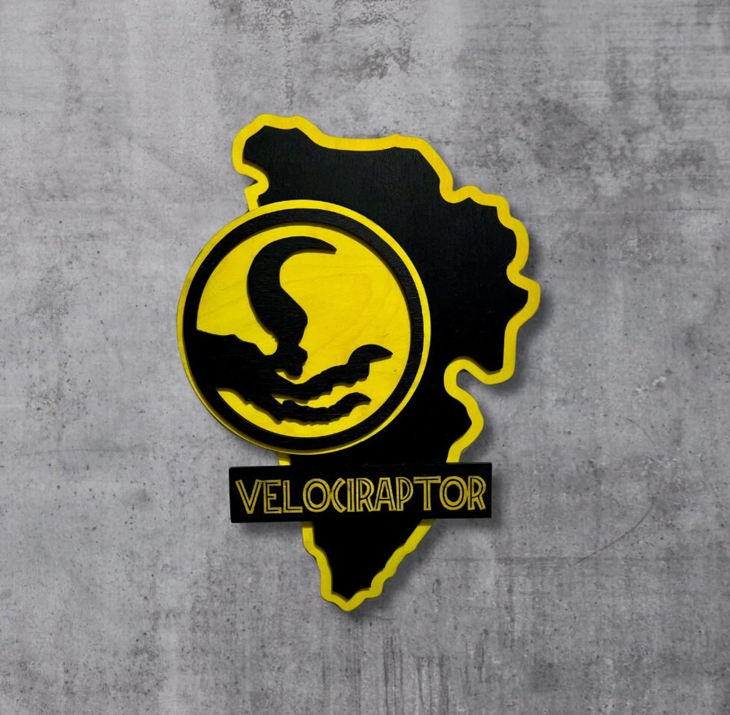 Jurassic Park Velociraptor Paddock Sign