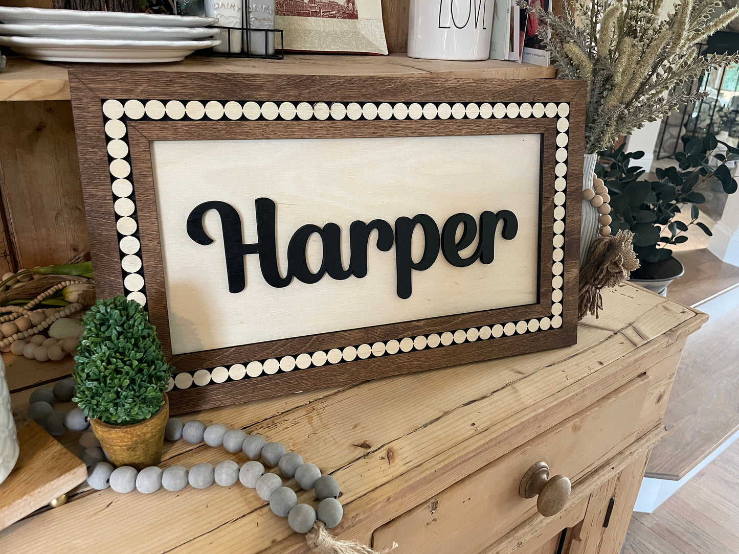 Custom Baby Wood Sign