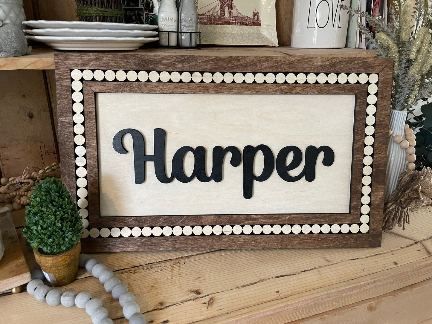 Custom Baby Wood Sign