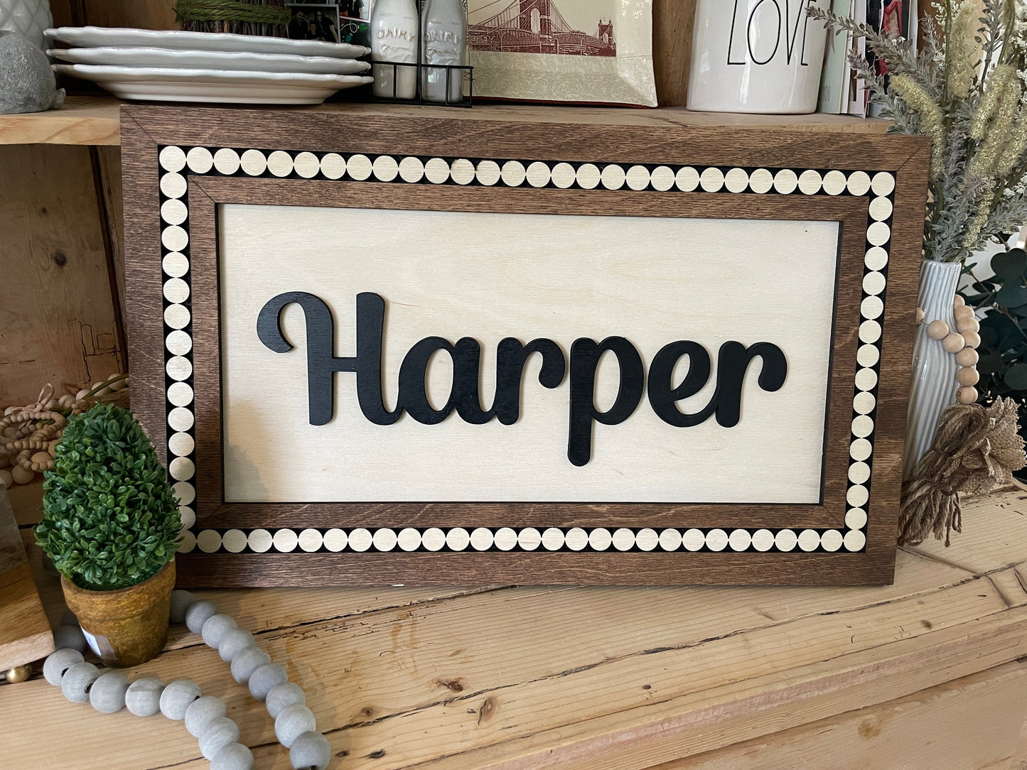 Custom Baby Wood Sign