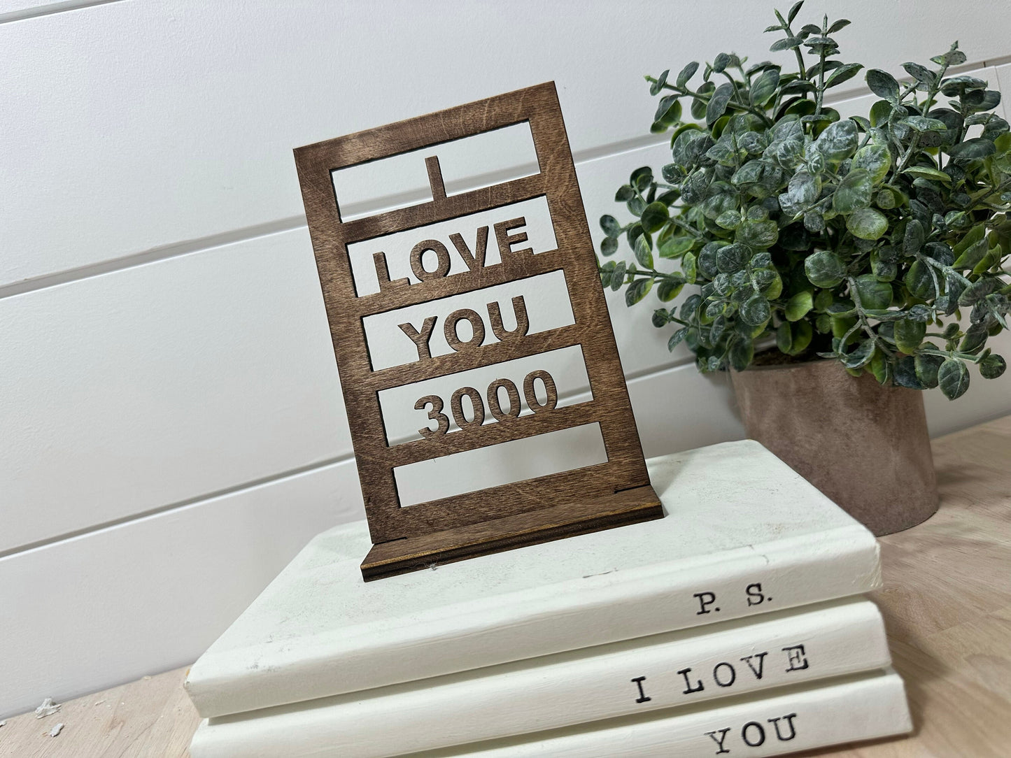 I Love You 3000 Desk Sign