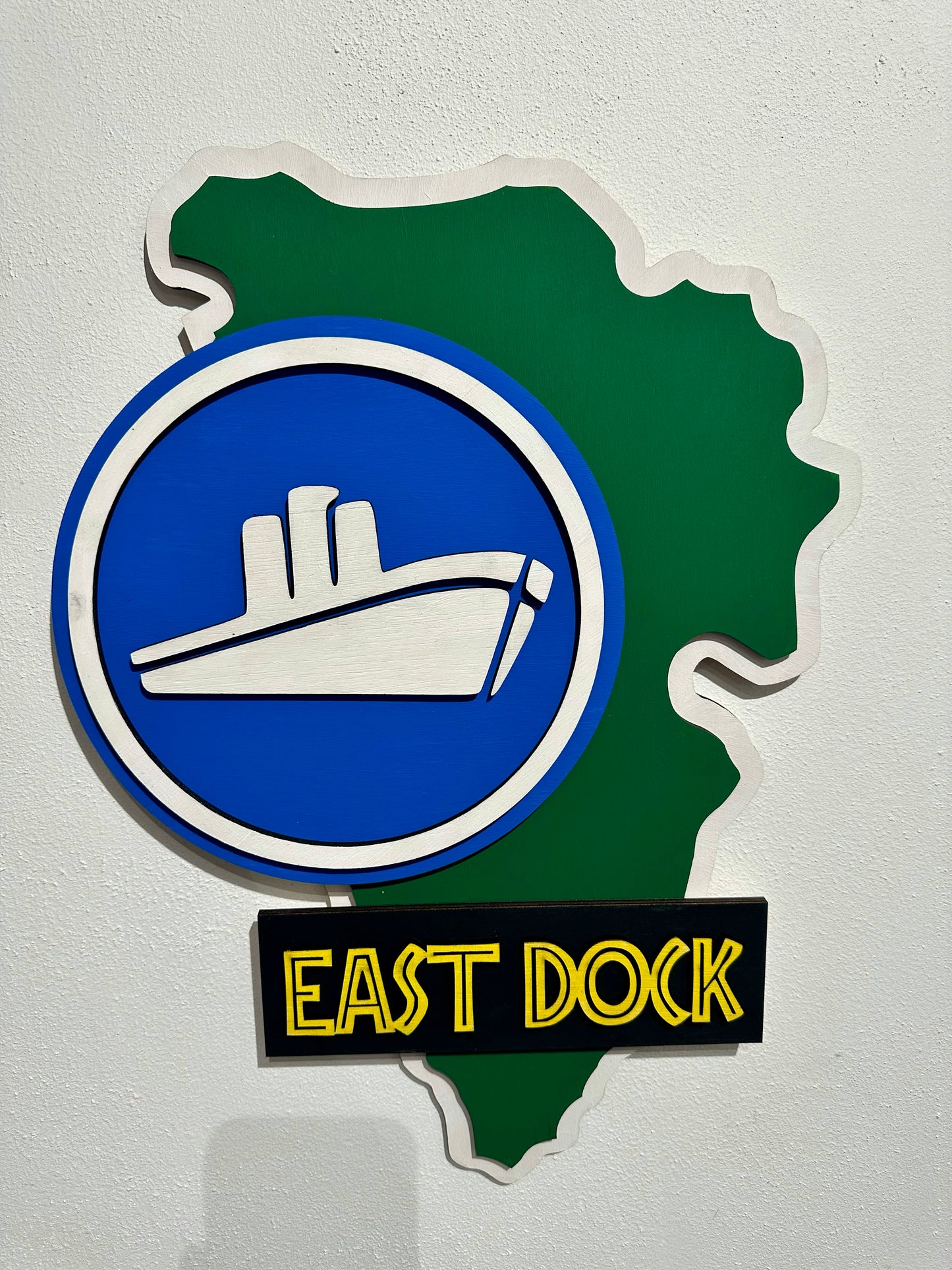 Jurassic Park East Dock Sign