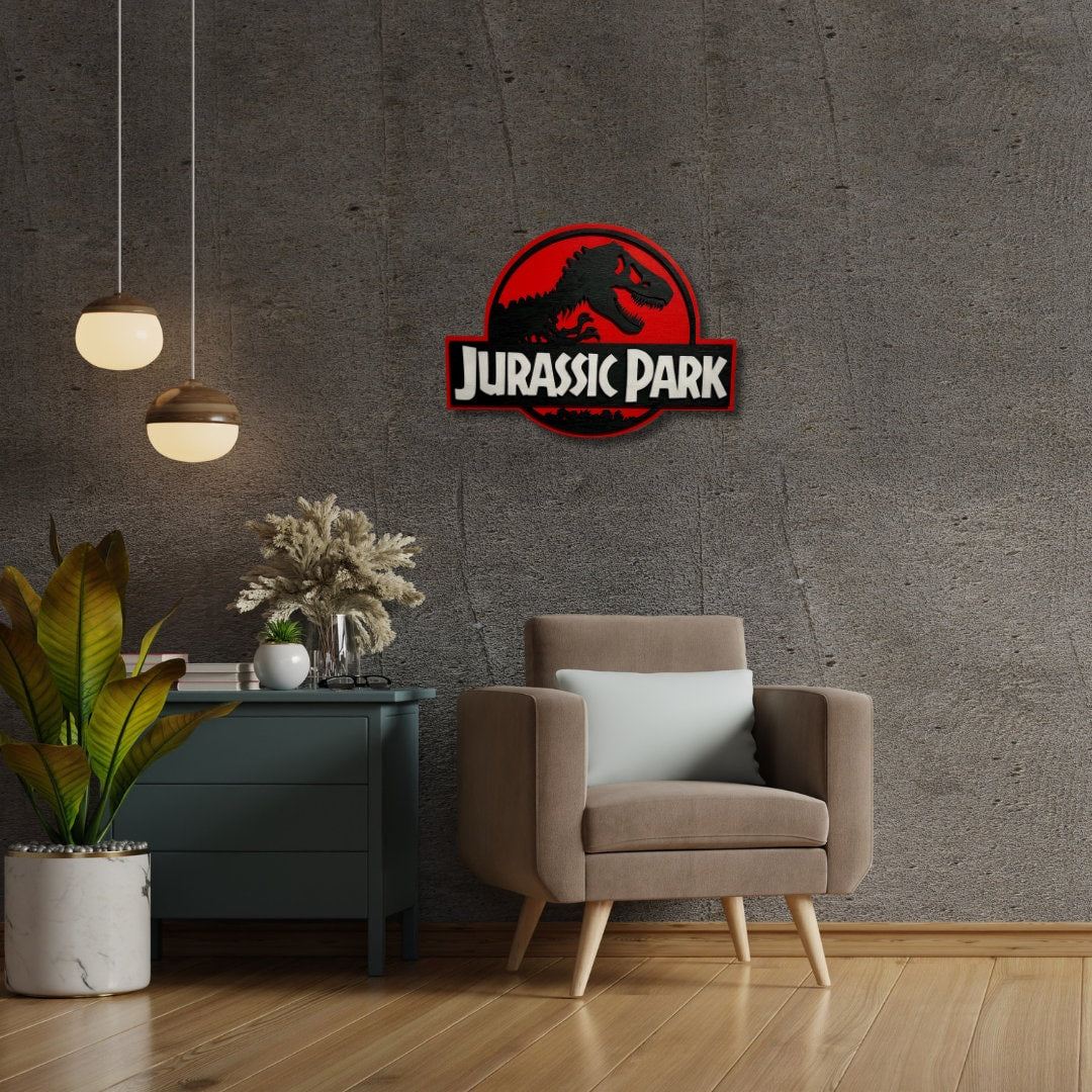 Jurassic Park Main Logo Sign