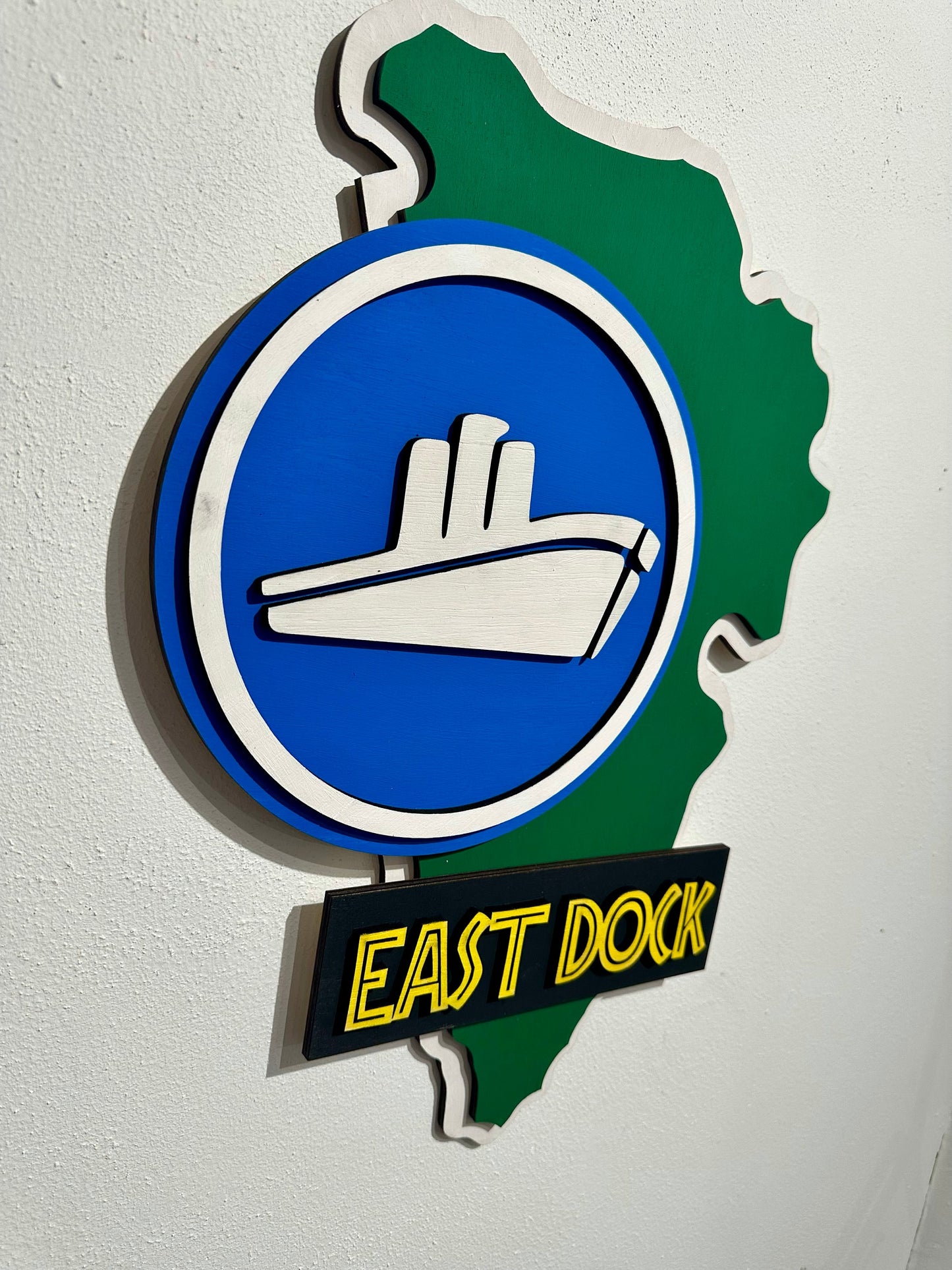 Jurassic Park East Dock Sign