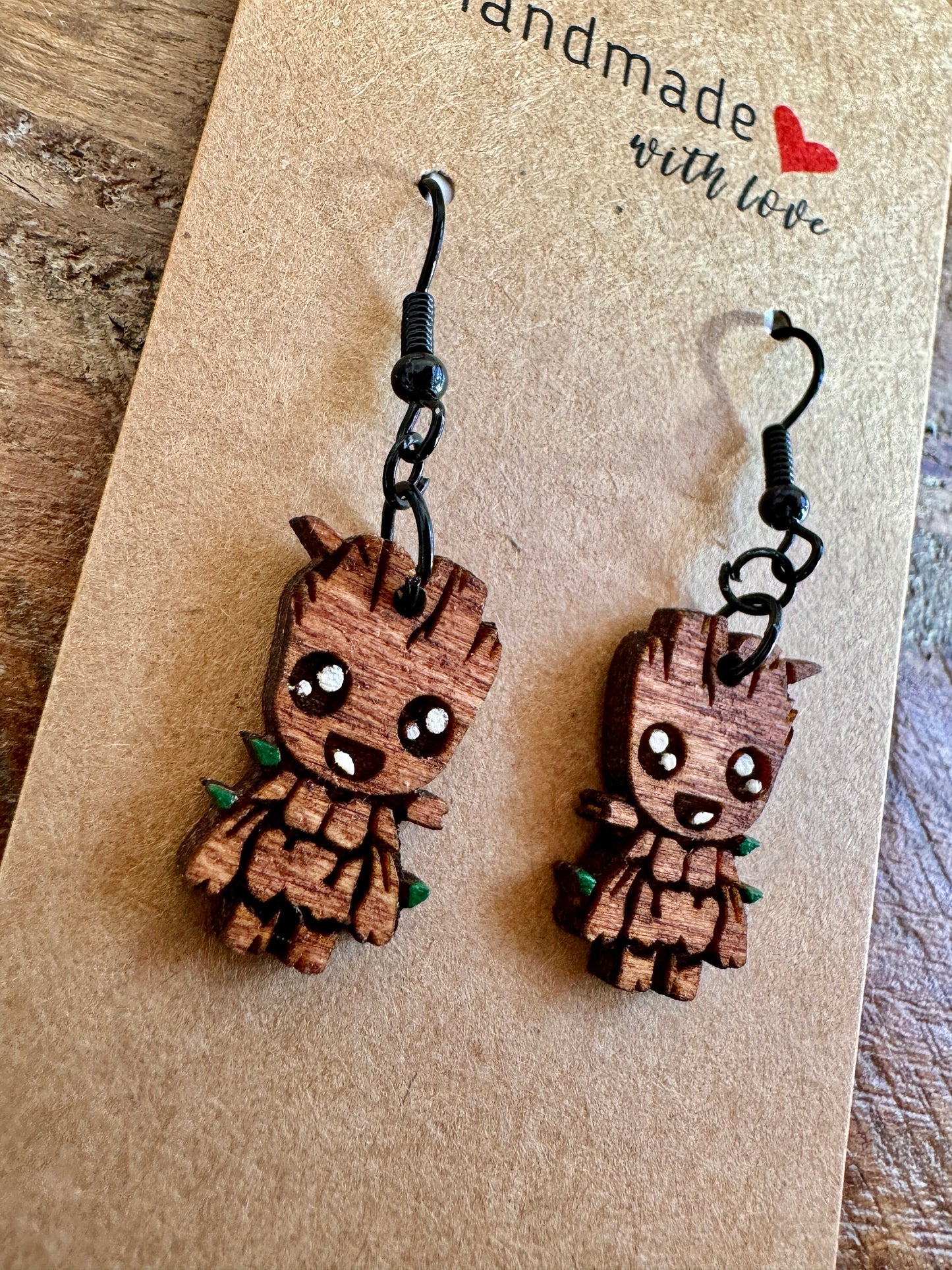 Baby Groot earrings